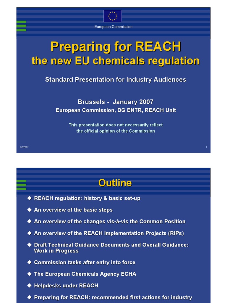 Overview of REACH Regulation for Industry | PDF | Safety | Business