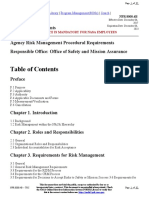Agency Risk Management Procedural RequirementsN - PR - 8000 - 004B