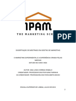 Dissertação Mestrado - Marketing Experimental PDF