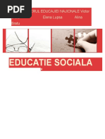 Educatie Sociela Word