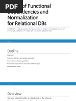 CH 14 FDs and Normalization PDF