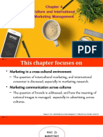Chapter 4 - Culture and Marketing