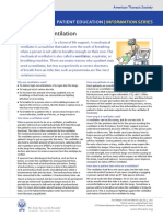 Mechanical Ventilation: Patient Education