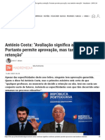 António Costa - Avaliação Significa Avaliação. Portanto Permite Aprovação, Mas Também Retenção - Atualidade - SAPO 24 PDF