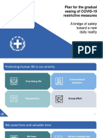 Plan For The Gradual Easing of COVID-19 Restrictive Measures