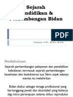 Sejarah Pendidikan & Perkembangan Bidan PDF