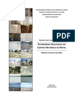 Monografia Patrimônio Geológico Do Centro Histórico de Natal - Heliana Carvalho 2010