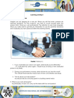 Learning Activity 4 Evidence: Job Interview: Fuente: Fotolia (S.F.)