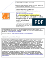 The Theory of Planned Behaviour Is PDF