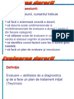 Evaluarea Durerii PDF