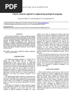 Cluster Analysis Applied To Engineering Geological Mapping