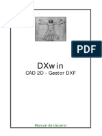 DXwin CAD 2D - Manual de usuario para el gestor DXF