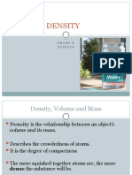 Density: Grade 8 Science
