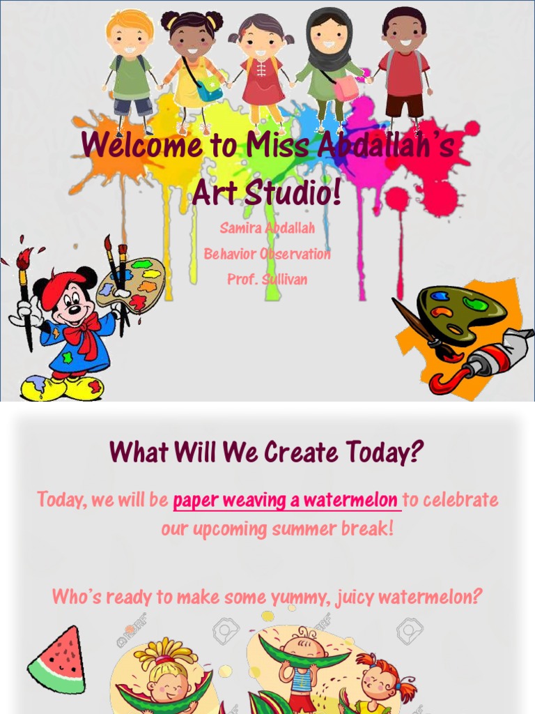 Watermelon Weaving Lesson Plan PDF Weaving Loom