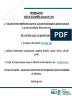 Procedimiento Evaluacion de Desempeno - Competencias Práctica Profesional PDF