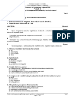 BAC - 2020 - Anatomie - Teste - Var.1. LB - Maghiara