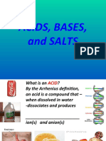 Acids, Bases, and SALTS