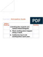 Anticiapation Guide
