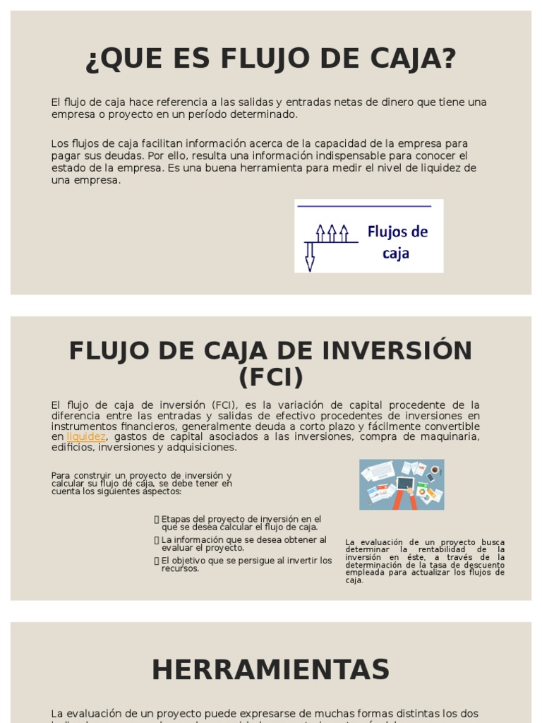 Flujo de Caja de Inversion | PDF | Valor presente neto | Flujo de efectivo