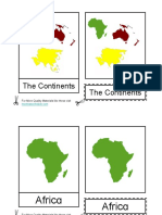 The Continents The Continents: For More Quality Materials Like These Visit
