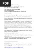 Download COM 583 Multimedia Storytelling 2011 by Hanson Hosein SN45965281 doc pdf