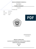 Physics Experiment Report (I) Basic Physics "Oscillation Mathematics"