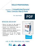 CV creativo TECSUP