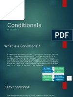 Conditionals: by Rayan Hilal
