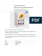 Saipwell control panel with Button