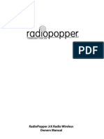 RadioPopper JRX Manual