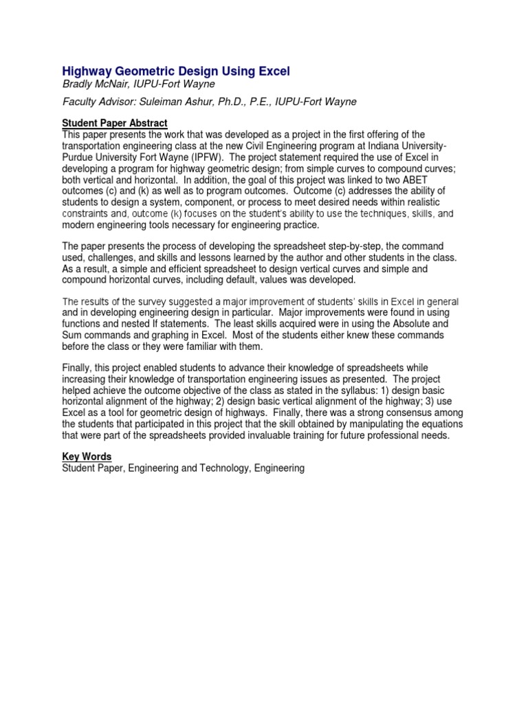 Curves Design Using Excel PDF Microsoft Excel Spreadsheet