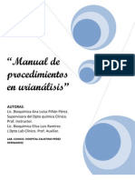 Manual Procedimientos Tecnicos Urianalisis