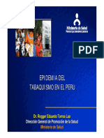 3 - Epidemia Tabaquismo Peru - DR Rogger Torres PDF