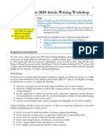 (DRAFT) Summer 2020 WTS Article Writing Workshop PDF