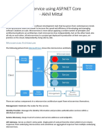 Microservices Using ASP - Net Core PDF