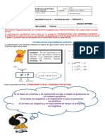 Guia Taller Potenciacion Enteros - Ii PDF