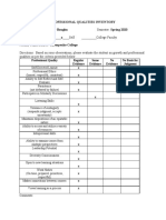 Professional Qualities Inventory 2