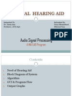 Audio Signal Processing: A MATLAB Program