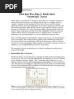 RC Grade Control Drilling Procedures | PDF | Assay | Mining