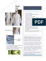 FT Overol Tejido de Protección PDF
