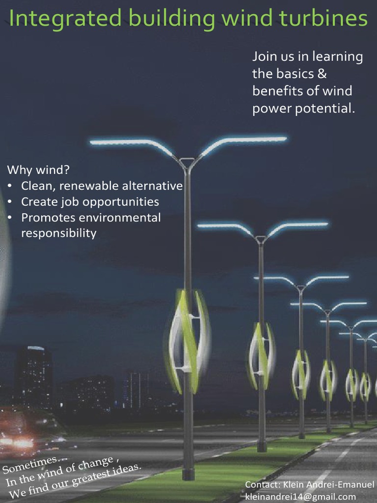 Integrated Building Wind Turbines | PDF | Art | Science & Mathematics