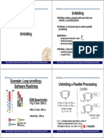 Unfolding Unfolding: Parallel Processing