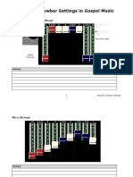 Popular Drawbar Settings