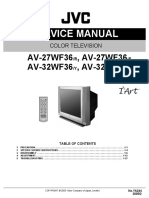 Service Manual: AV-27WF36, AV-27WF36, AV-32WF36, AV-32WF36