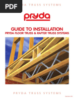 Guide To Installation: Pryda Floor Truss & Rafter Truss Systems