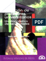 Formación de Profesores Universitarios Un Diagnóstico de Necesid PDF