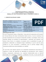 Pensamiento Lógico y Matemático UNAD: Conjuntos, Proposiciones, Razonamiento