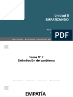 Cuarta Sesión - DELIMITACIÓN DEL PROBLEMA - EMPATIZANDO PDF