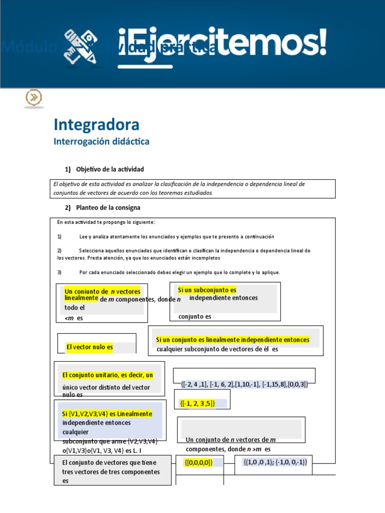 Modulo 2 - API2 Herramientas Matemáticas | PDF | Vector Euclidiano ...