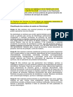 Síntese Das ETAPAS DO MANEJO Dos RSS em Odontologia 3 PDF